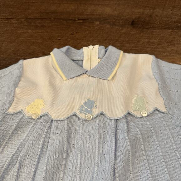 Vintage Baby Boy Clothes 3-6 Mo 3-Piece Lot 1990s Lands End Glynne Percy READ - Picture 13 of 16